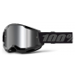 Μάσκα μηχανής motocross 100% STRATA2 BLACK - MIRROR SILVER 24 thumb
